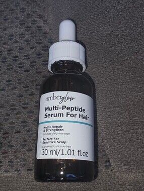 AmberGlow Multi-Peptide Hair Serum —1.01fl Oz BNIB